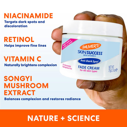 Palmer's Skin Success Anti-Dark Spot Fade Cream with Vitamin E and Niacinamide, for All Skin Types 2.7 Ounce Palmer's