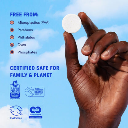 BLUELAND Foaming Hand Soap Refill Tablets, 4-Pack, Variety Scents BLUELAND