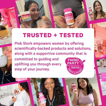 Pink Stork Prenatal Fiber Gummies for Women, 60 Vegan Chews | 3g Prebiotic Inulin from Chicory Root, Natural Pregnancy & Postpartum, Eases Occasional Constipation
