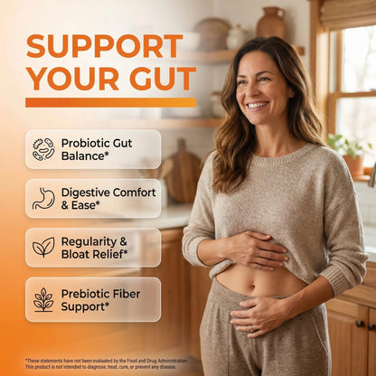 Clean Nutra Prebiotic Postbiotic Digestive Enzymes Gummies with Chicory Root, Boswellia Serrata, Turmeric, and Akkermansia | Pre+Post Probiotics Supplement Clean Nutraceuticals