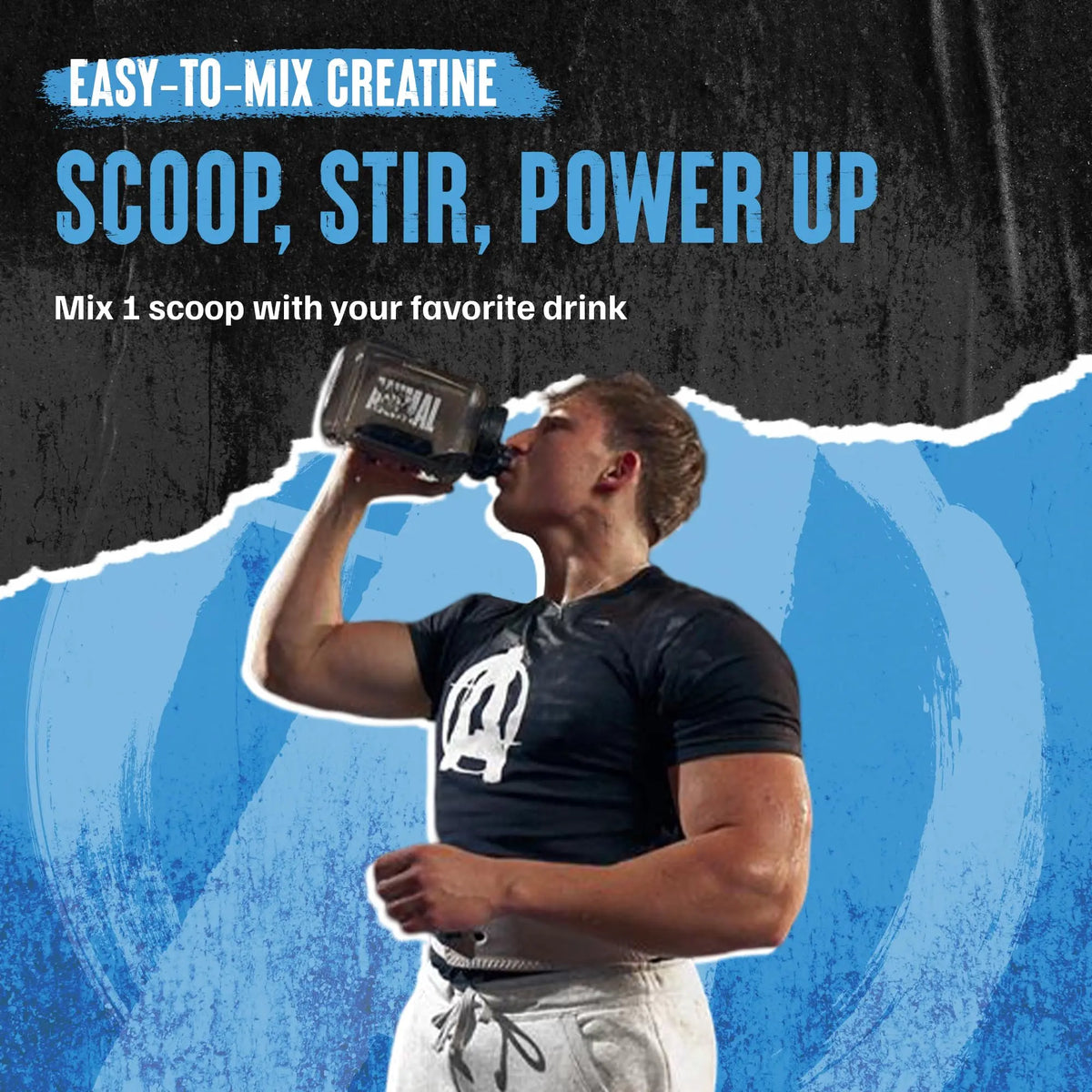 Animal Creatine Monohydrate Powder — Micronized for Muscle Recovery, Cellular Energy, and Daily Wellness — for Men and Women Animal