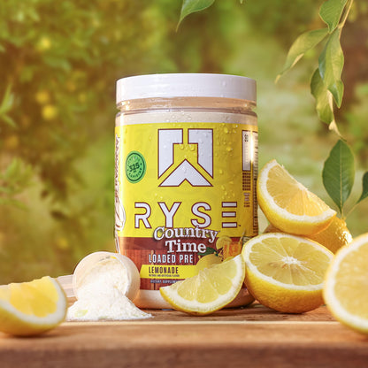 RYSE Loaded Pre Workout Powder - Strawberry Squeeze - Daily Pre-Workout for Men & Women with 390mg Caffeine, Beta Alanine, and Citrulline for Pump, Focus, and Energy - 30 Servings