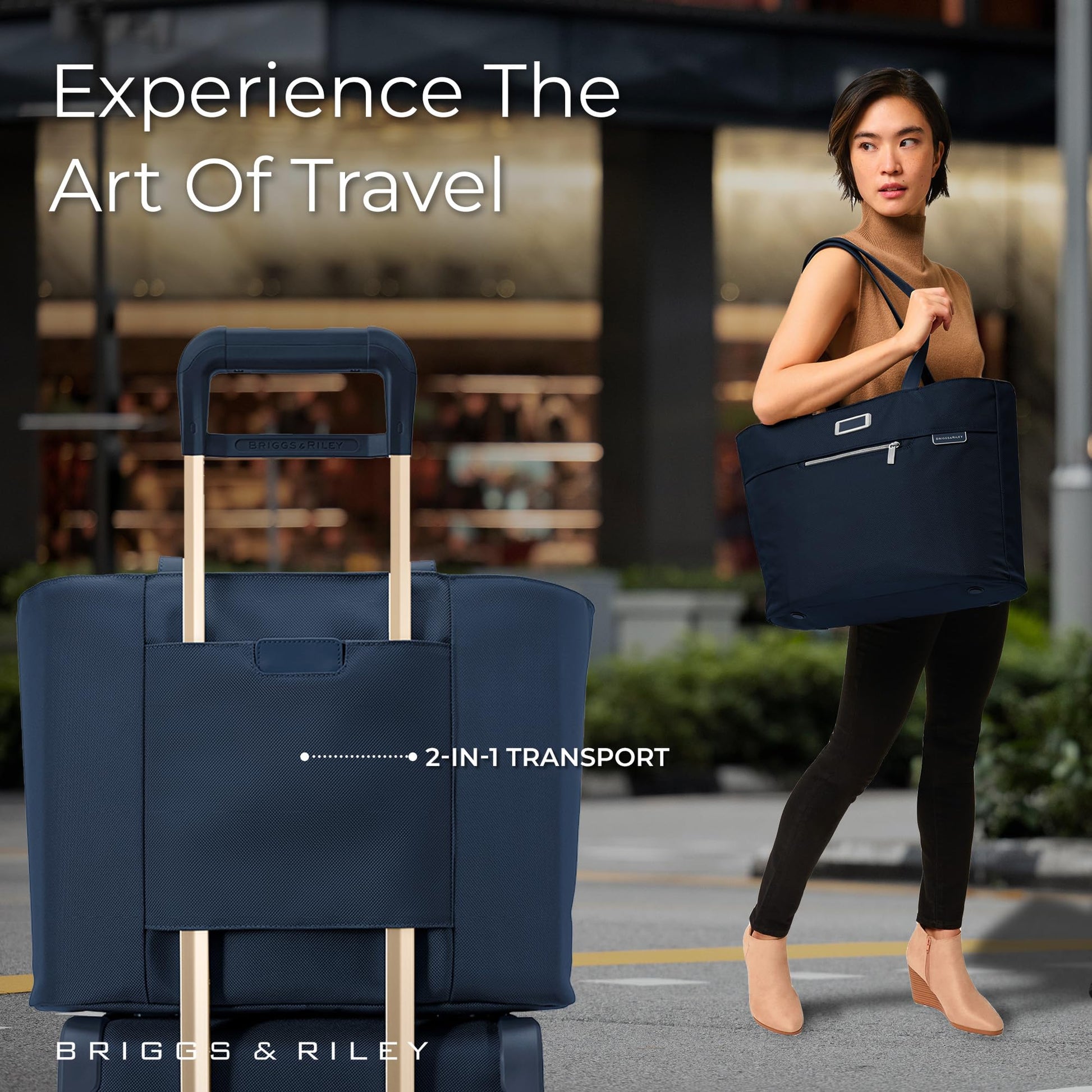 Briggs & Riley Traveler Tote Bag - Nylon Tote Bag for Weekend Travel & Work, Smooth Zipper Closure - Baseline Collection Gsupps Australia