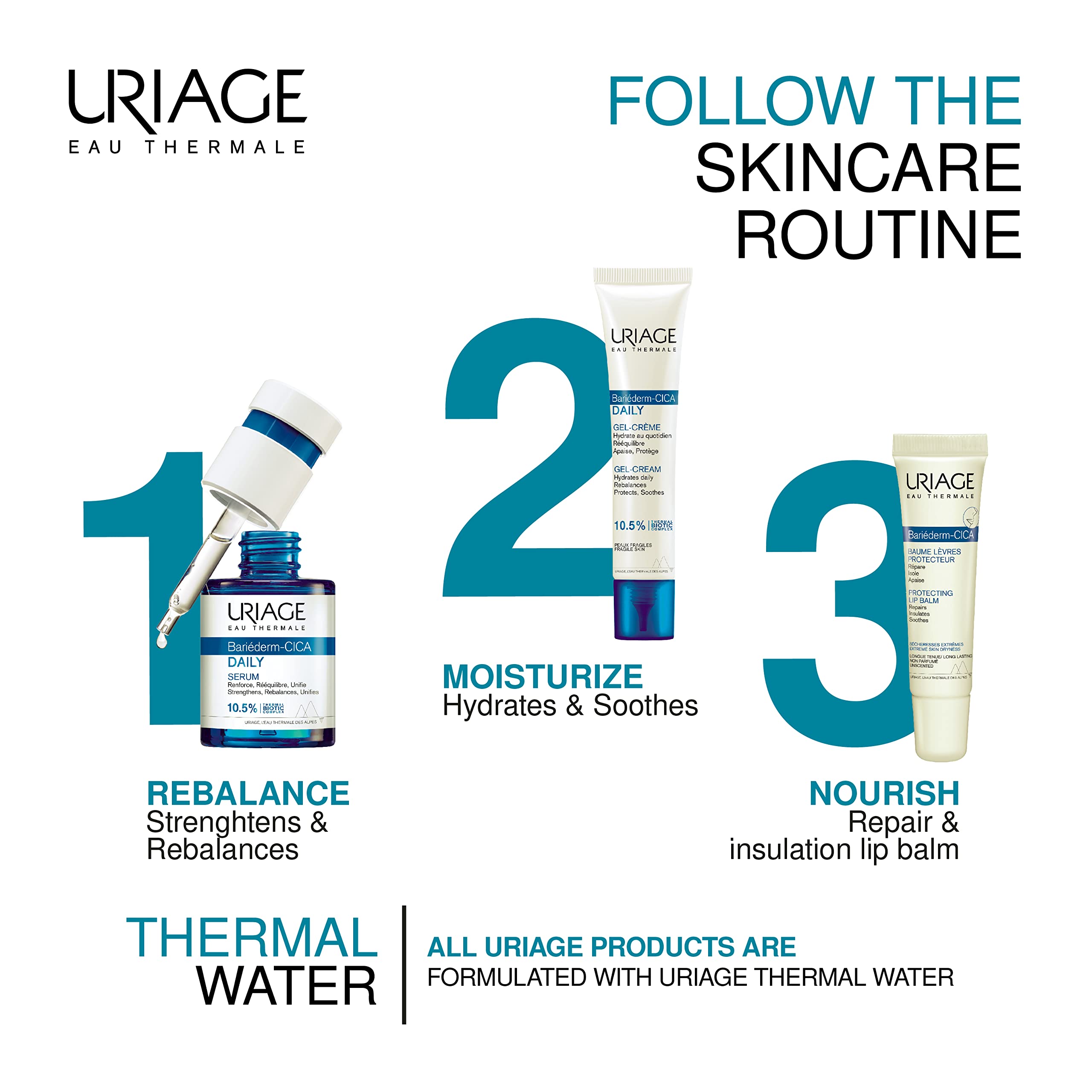 Uriage Bariéderm-cica Daily Serum 1 fl.oz. | Anti-Aging Face Serum that Prevents Fine Uriage buy australia supplements