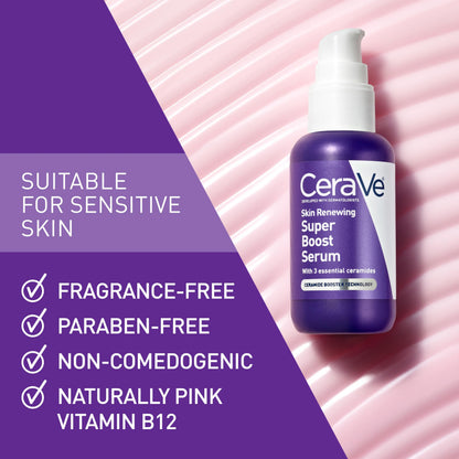 CeraVe Super Boost Anti-Aging Serum with Peptides & Hyaluronic Acid CeraVe