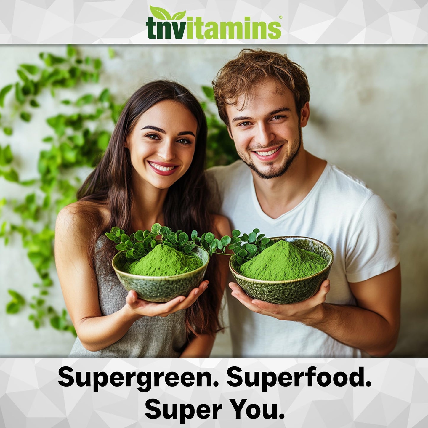 tnvitamins Moringa Capsules 10,000 mg - 120 Capsules | High Potency Moringa Leaf Extract Superfood Supplement for Energy tnvitamins