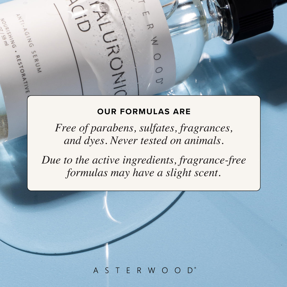 Asterwood Pure Hyaluronic Acid Serum for Face, Anti-Aging & Hydrating Asterwood