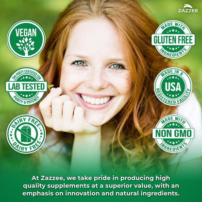 Zazzee High Strength Grape Seed 50:1 Extract, 180 Vegan Capsules, 95% Polyphenols, 400 mg per Capsule, 6 Month Supply, Antioxidant Zazzee