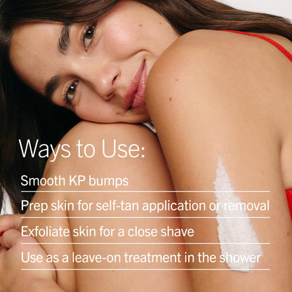 First Aid Beauty KP Bump Eraser Body Scrub, 10% AHA, 8 oz, Unscented First Aid Beauty