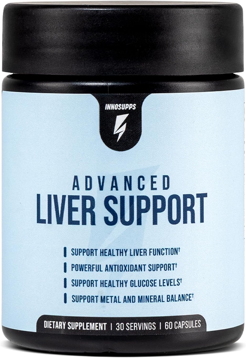 InnoSupps Advanced Liver Support Supplement with NAC, Milk Thistle, Selenium & Vitamin C – Liver Cleanse Detox & Repair – Liver Health, Liver Aid & Liver Defense for Men and Women – 60 Capsules