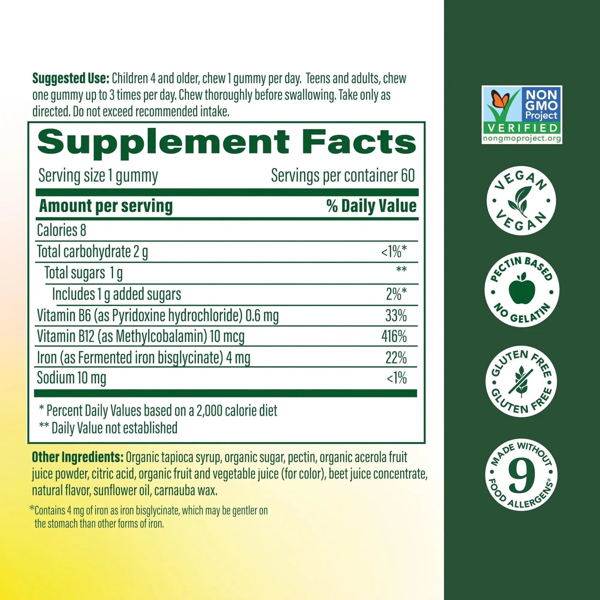 Megafood Iron Energy Gummies, Iron Supplement for Women, Men, Teens & Kids with Vitamin B12 & B6, Vitamins MegaFood buy australia supplements