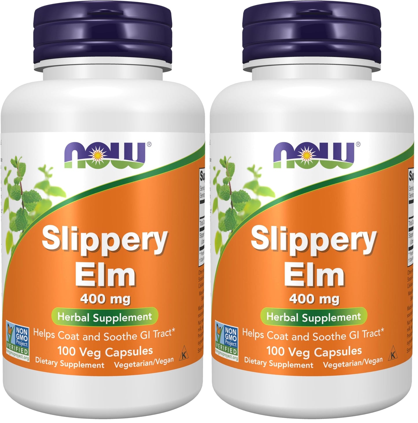 Now Foods Slippery Elm, 100 Caps 400 mg Gsupps Australia