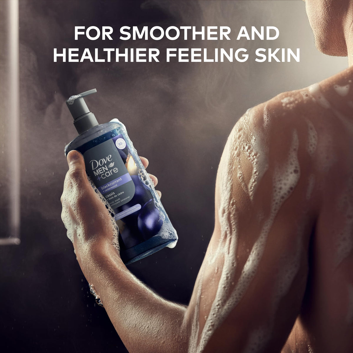 Dove Men Moisturizing Body Wash, Blackcurrant + Cedarwood, 26 oz DOVE MEN + CARE
