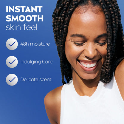 NIVEA Oil Infused Cherry Blossom and Jojoba Oil Body Lotion for Women, Fast-Absorbing and Non-Greasy Cherry Blossom Scented Lotion Moisturizes for 48 Hours, 16.9 Fl Oz Pump Bottle NIVEA