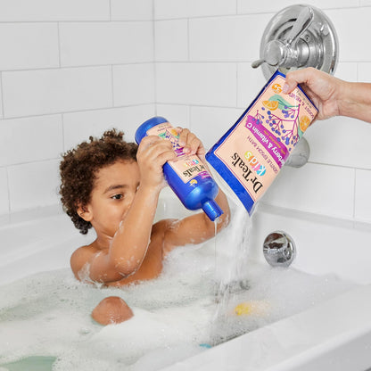 Dr Teal's Kids 3-in-1 Elderberry Bath: Bubble Bath, Body Wash & Shampoo, 20 fl oz Dr Teal's