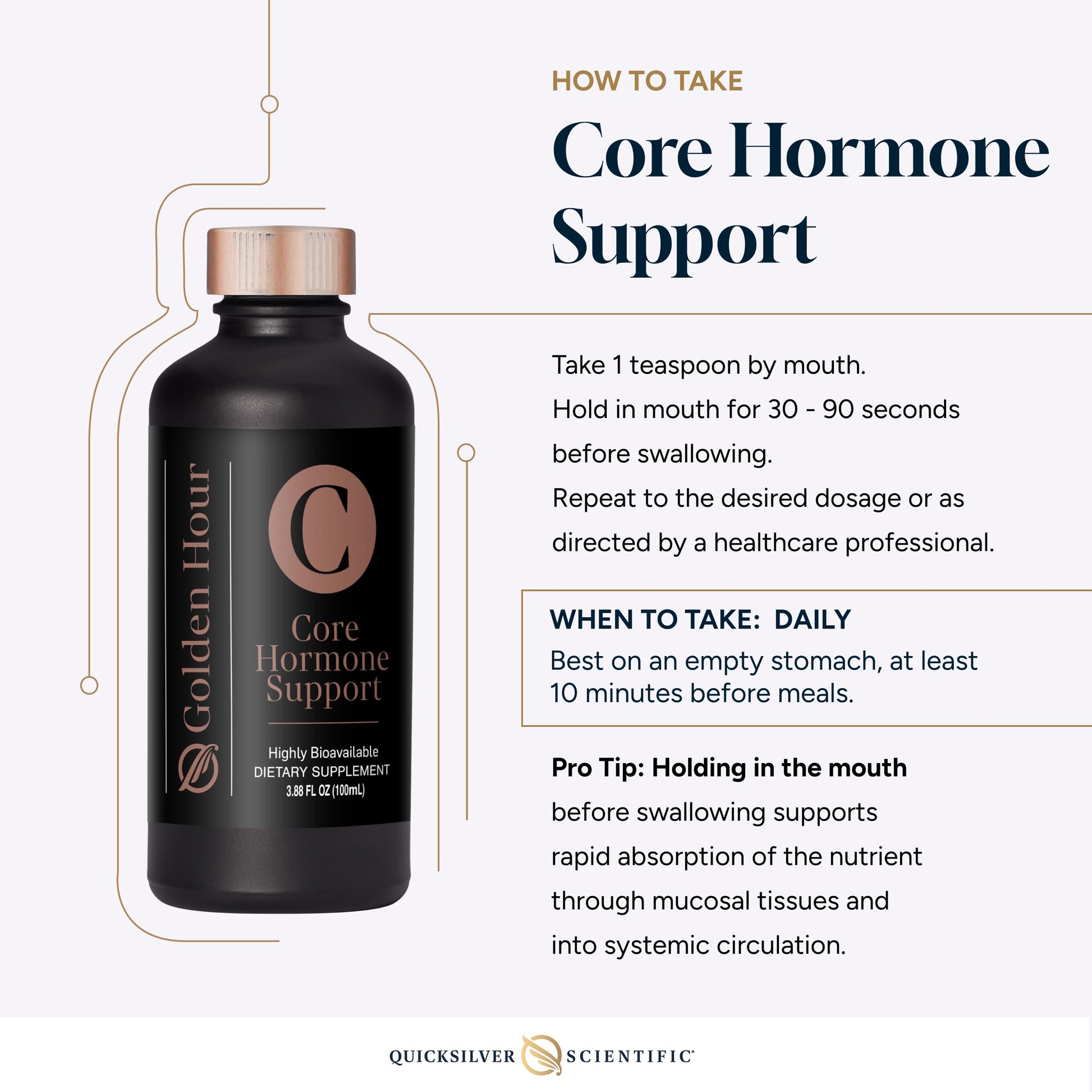 Quicksilver Scientific Core Hormone Support 3.88 fl oz (100ml) Quicksilver Scientific buy australia supplements