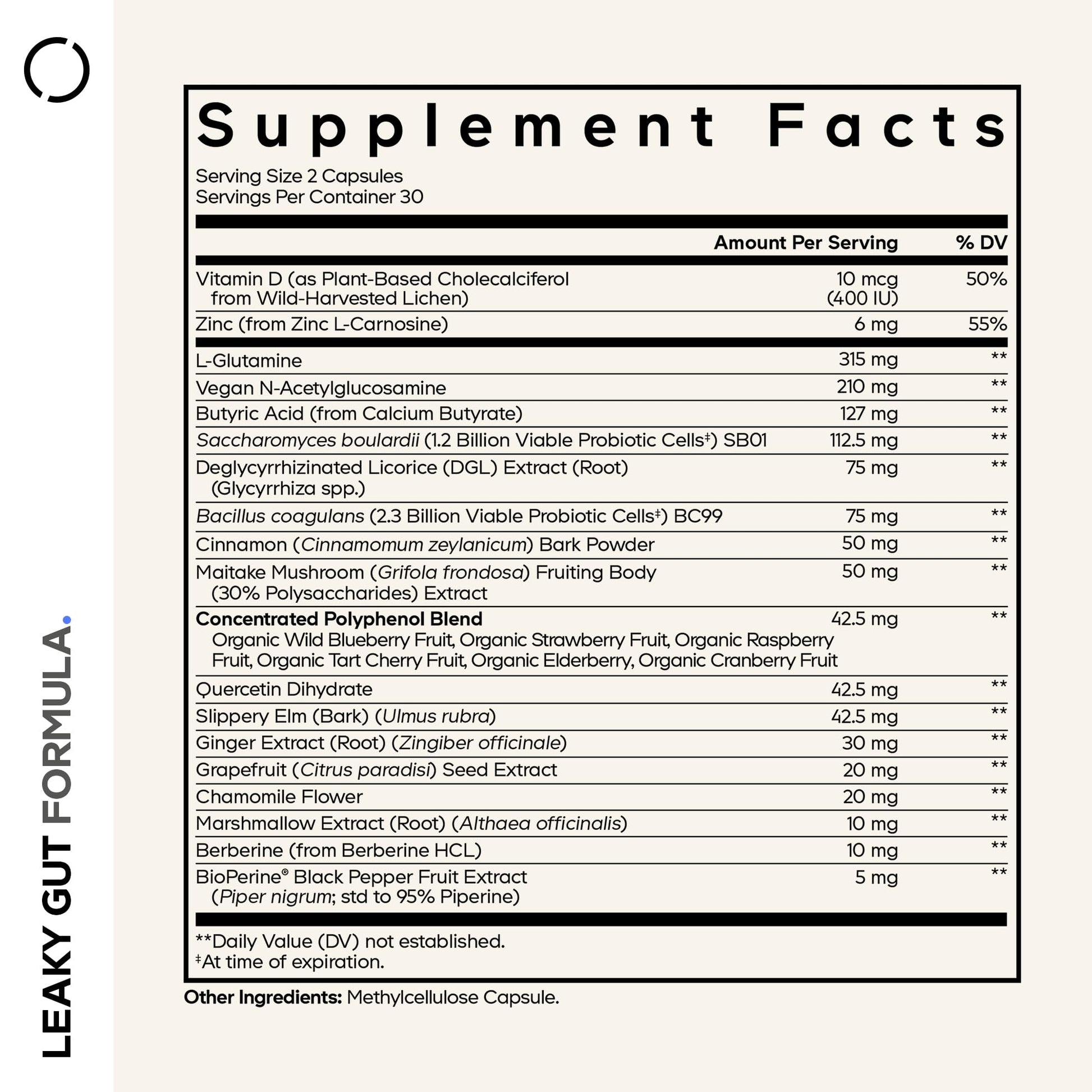 Codeage Leaky Gut Supplement, L-Glutamine, N-Acetylglucosamine, Probiotic, Butyric Acid, Polyphenols, Quercetin, DGL, Marshmallow Root, Berberine, BioPerine Codeage buy australia supplements