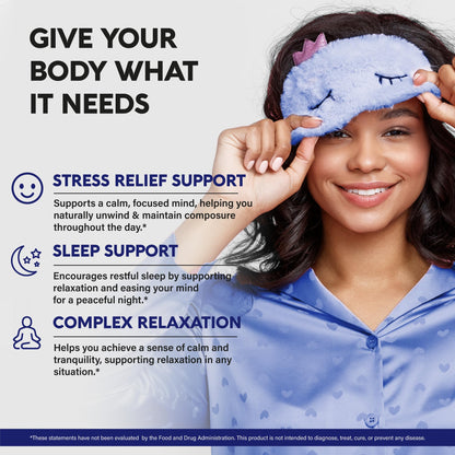 L Theanine 400 mg | L-Theanine Stress Relief | Extra Strength Supplement | Made in USA | Relaxation, Sleep & Calm Support | For Men & Women | Plant Based NUTRAHARMONY