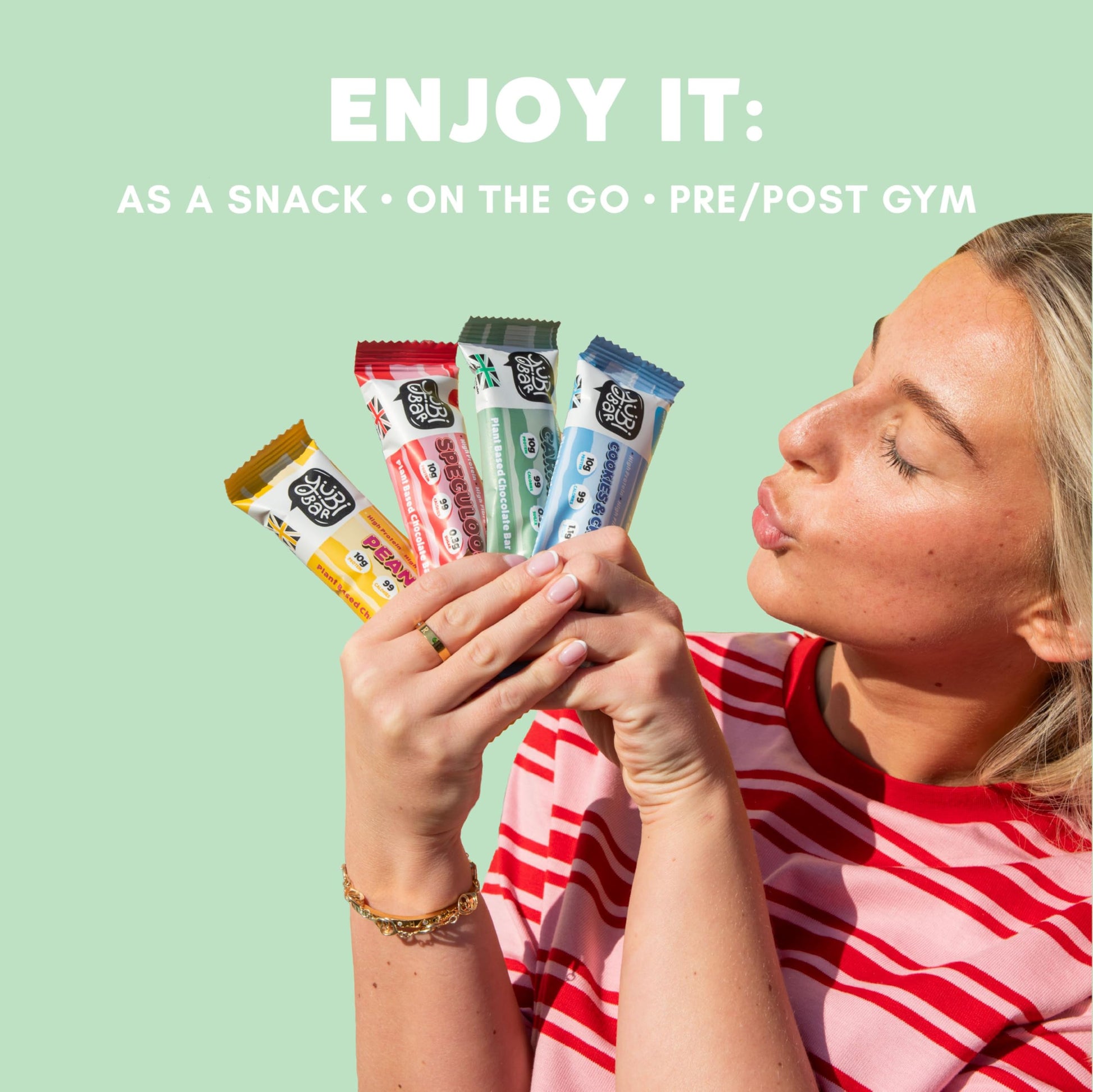 YuBi Bars - Protein Bars - 12 Bar Variety Pack - 100 Calories, 10g of Protein, Low Sugar, Low Carb, Palm Oil Free/Non-GMO, Gluten Free, Dairy Free, Healthy Snack, Non-GMO - 14.8oz (12 Pack, Variety Box) Yubi Bar buy australia supplements