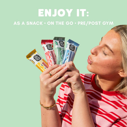 YuBi Bars - Protein Bars - 12 Bar Variety Pack - 100 Calories, 10g of Protein, Low Sugar, Low Carb, Palm Oil Free/Non-GMO, Gluten Free, Dairy Free, Healthy Snack, Non-GMO - 14.8oz (12 Pack, Variety Box) Yubi Bar