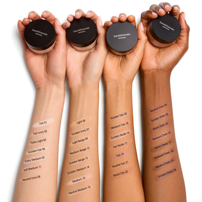 bareMinerals ORIGINAL Loose Powder Foundation, Medium Beige 12, 0.28 oz bareMinerals