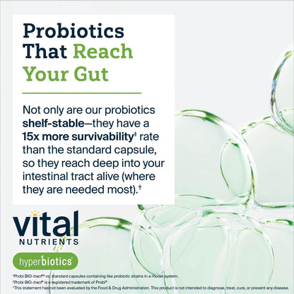 Hyperbiotics Vital Nutrients Prebiotic and Probiotic for Women and Men | 60 Billion CFU | Pre and Probiotics Supports Digestive Health, Constipation, Diarrhea, Hyperbiotics