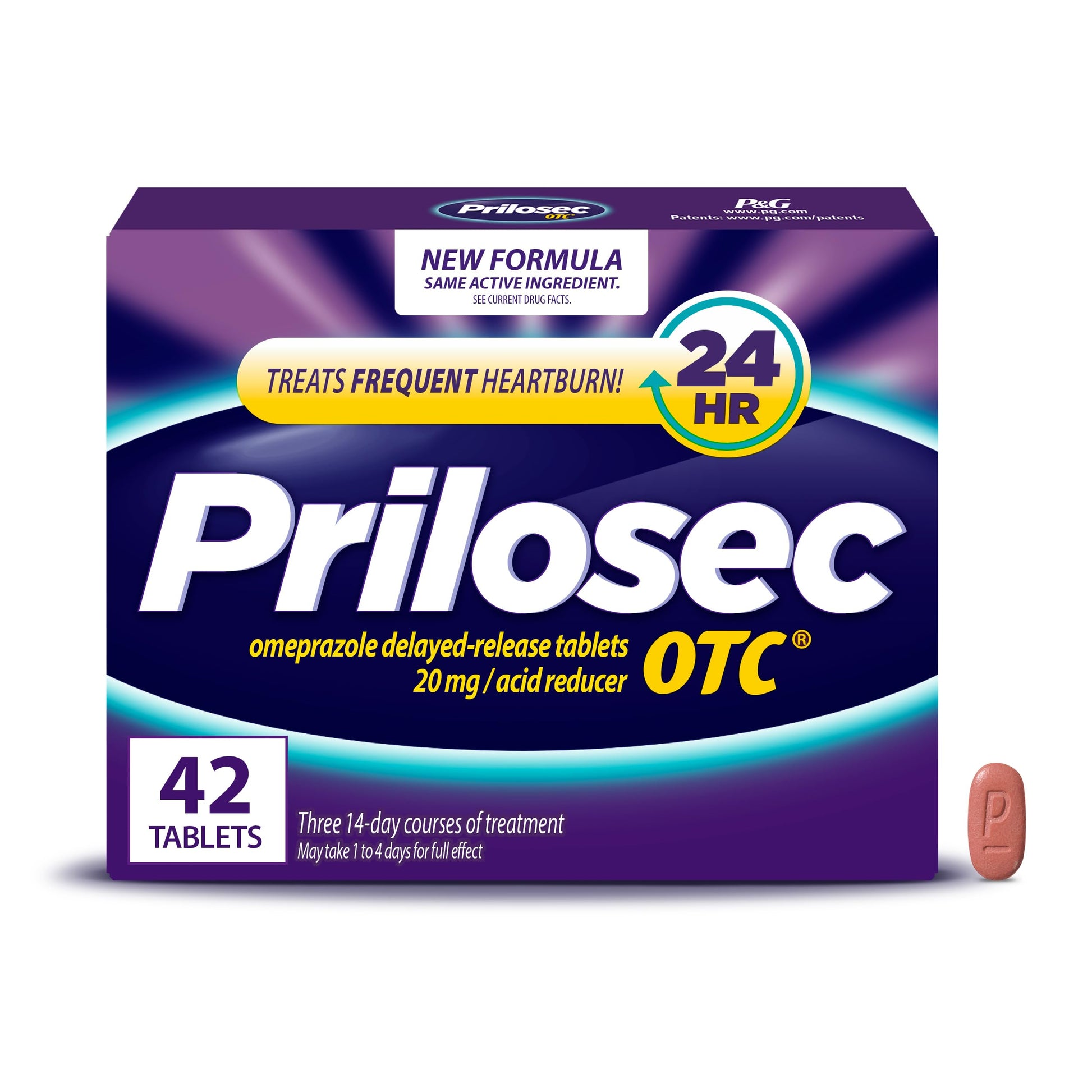 Prilosec OTC, Omeprazole 20mg, Heartburn Medicine, Acid Reflux Medicine, 24 Hour Relief, 42 Tablets Prilosec buy australia supplements