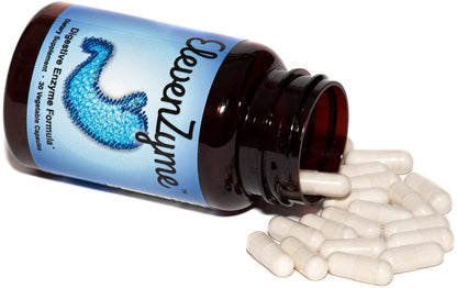 ElevenZyme - Natural Digestive Enzyme Supplement - Non-GMO, Vegan ElevenZyme