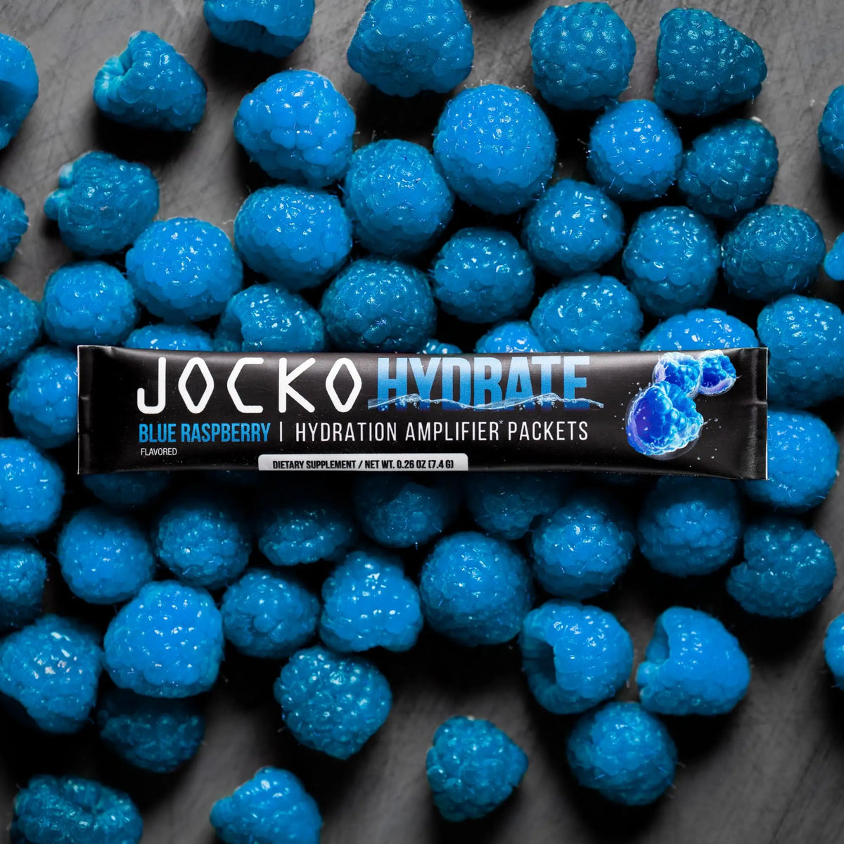 Jocko Fuel Hydrate Electrolytes Powder Packets Low Sugar - Hydration Amplifier Packets for Recovery, Dehydration, & Exercise - with Vitamins B6, B12 & C Jocko Fuel