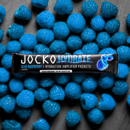 Jocko Fuel Hydrate Electrolytes Powder Packets Low Sugar - Hydration Amplifier Packets for Recovery, Dehydration, & Exercise - with Vitamins B6, B12 & C Jocko Fuel