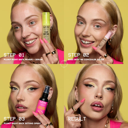 NYX PROFESSIONAL MAKEUP Plump Right Back Plumping Serum & Primer, With Hyaluronic Acid NYX PROFESSIONAL MAKEUP