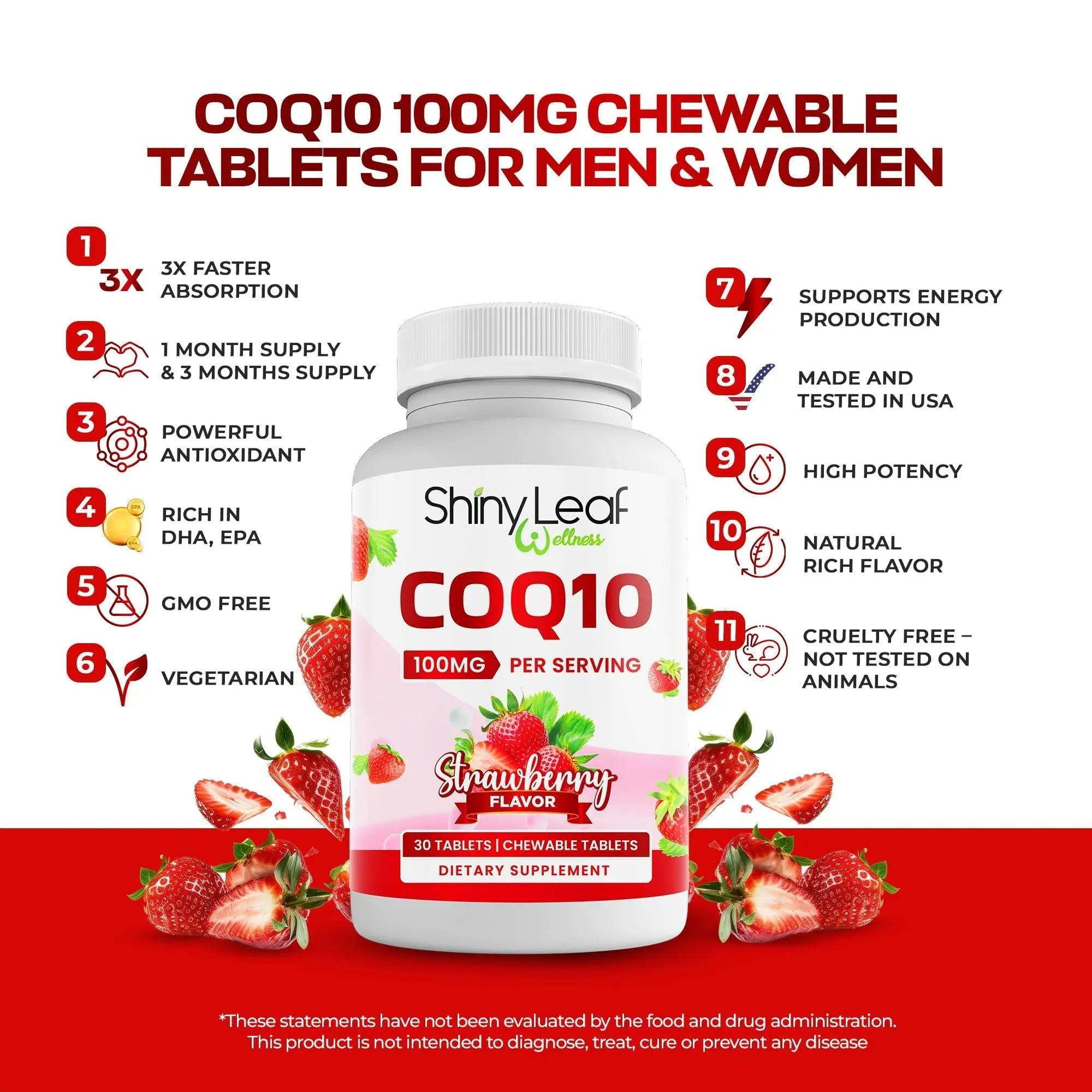 Bariatric Multivitamin with Iron One Capsule Per Day and CoQ10 100mg Supplement for Brain Health and Energy Management Shiny Leaf buy australia supplements