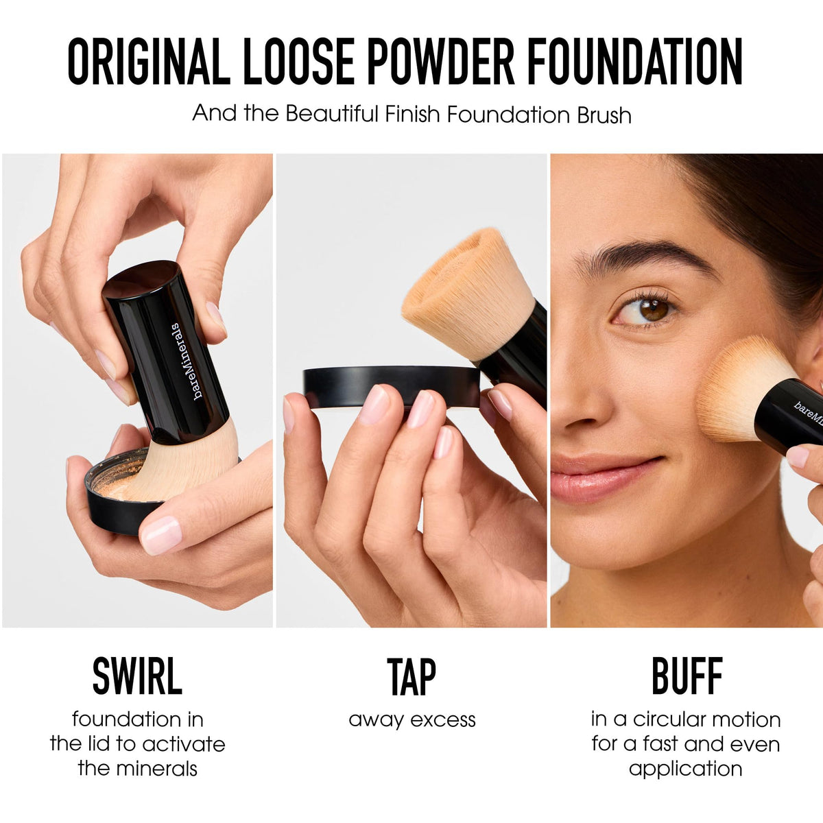 bareMinerals ORIGINAL Loose Powder Foundation, Medium Beige 12, 0.28 oz bareMinerals