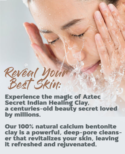Aztec Secret– Indian Healing Clay 16 Oz – Deep Pore Cleansing Facial & Body Mask – The Original 100% Natural Calcium Bentonite Clay – New Version 2 Aztec Secret