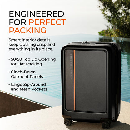 Briggs & Riley ZDX Global Softside Carry-On Spinner, Black Gsupps Australia