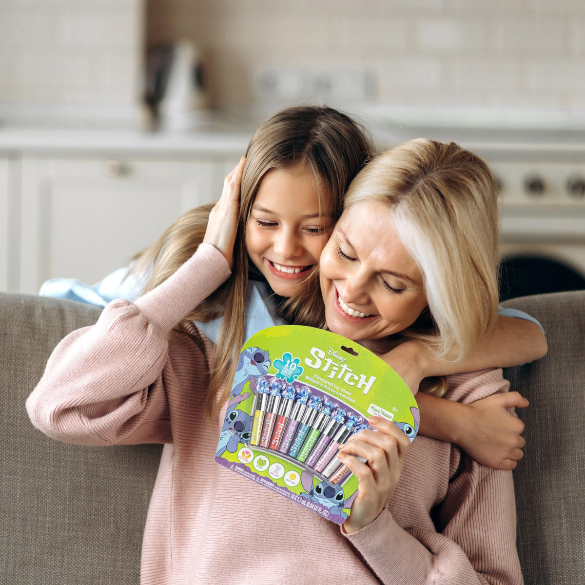 Stitch Lip Gloss Set, 10-Piece Plant-Based, Ages 3+ Townley Girl