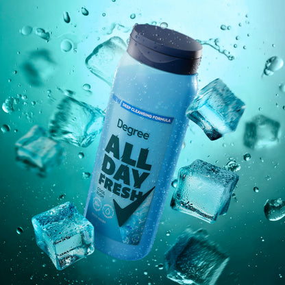 Degree All Day Fresh Body Wash Cool Rush Deep Cleansing 20 FO 20 fl oz Degree