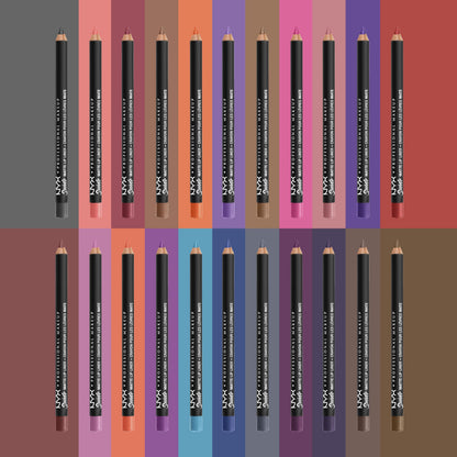 NYX PROFESSIONAL MAKEUP Suede Matte Lip Liner, Velvety-Smooth, Long-Lasting Formula For A Defined Lip Makeup Look - Cold Brew (Brown) NYX PROFESSIONAL MAKEUP
