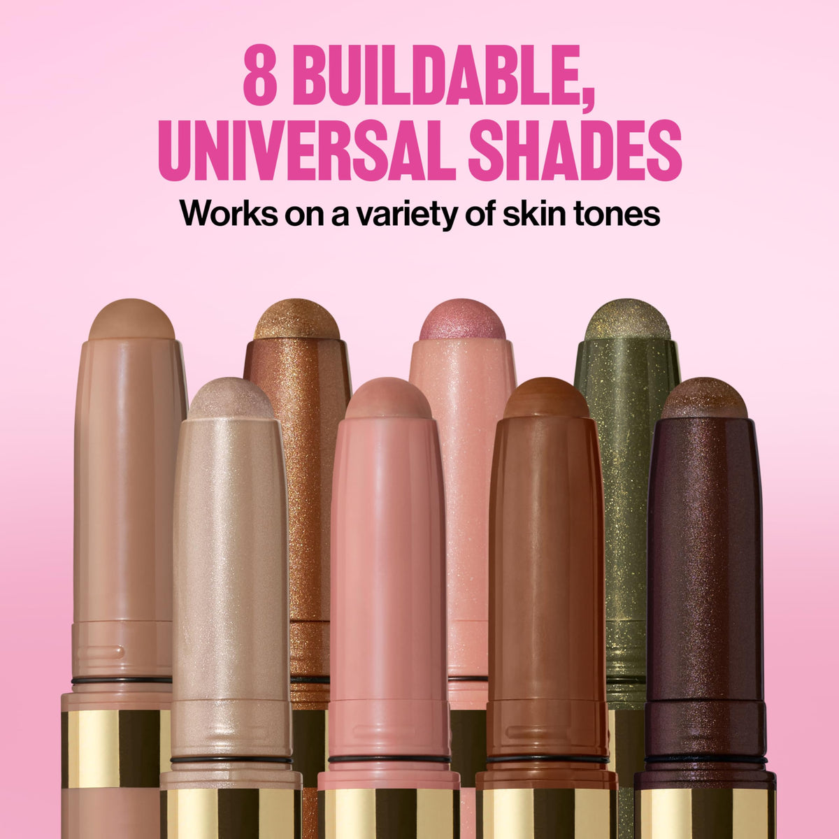 REVLON Glimmer Shadow Multi-Stick, Eyeshadow, 104 Plus One REVLON