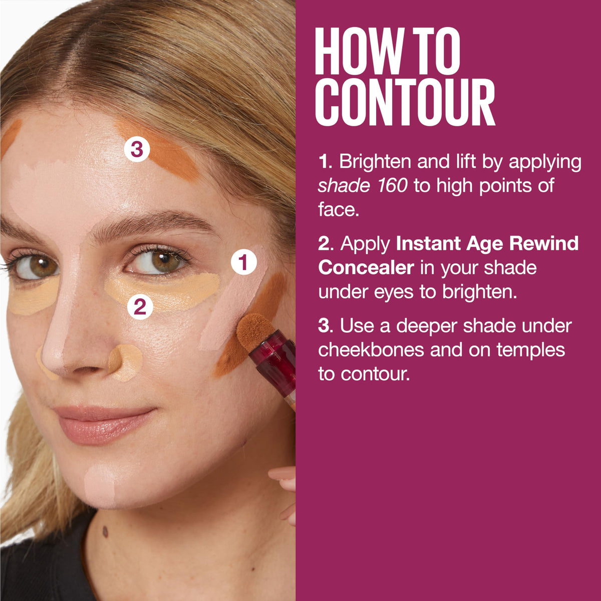 Maybelline Instant Age Rewind Eraser Dark Circles Treatment Multi-Use Concealer, 120, 1 Count (Packaging May Vary) MAYBELLINE