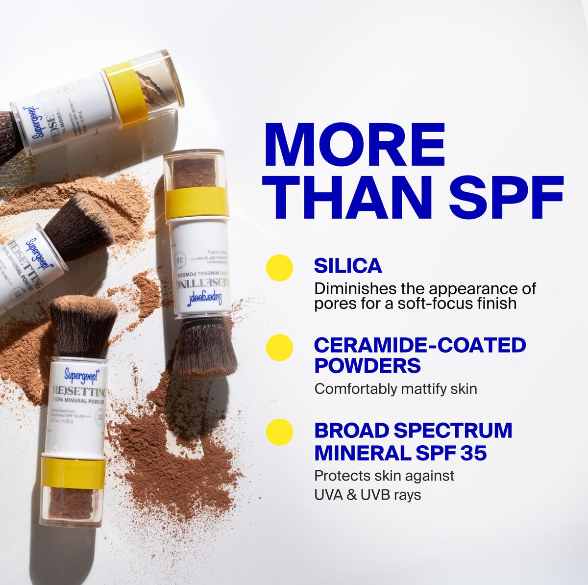 Supergoop! (Re) setting Mineral Powder Sunscreen SPF 35 PA+++, 0.15 oz Supergoop!