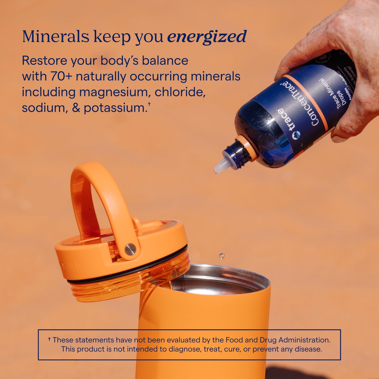 Trace Minerals ConcenTrace Trace Mineral Drops | Supports Energy, Digestion, Bone Health & Hydration, 70+ Ionic Trace Minerals w/Magnesium Trace Minerals
