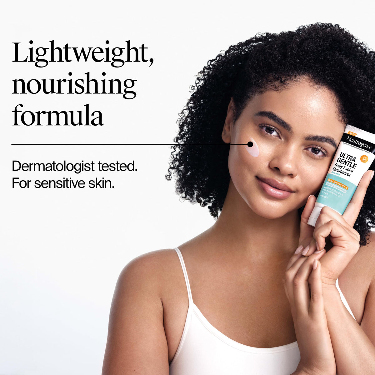 Neutrogena Ultra Gentle Daily Face Moisturizer, Fragrance-Free, 3.4 fl. oz Neutrogena