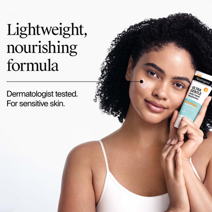 Neutrogena Ultra Gentle Daily Face Moisturizer, Fragrance-Free, 3.4 fl. oz Neutrogena
