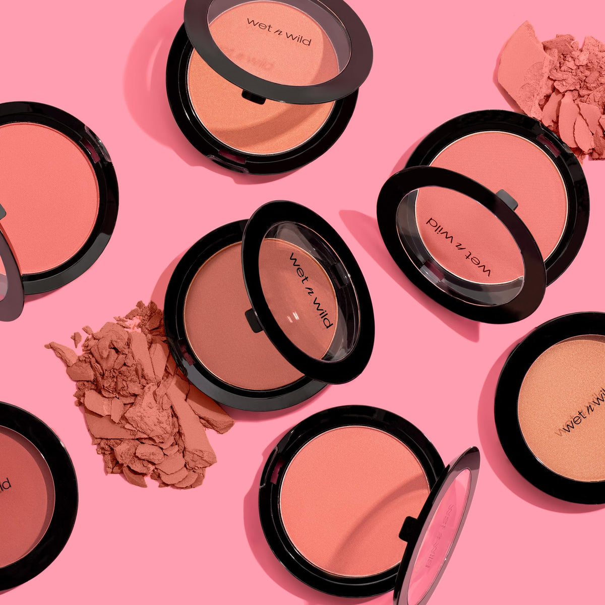 wet n wild Color Icon Blush, Effortless Matte Natural Sheer Glow & Seamless Blend, Luxuriously Infused Smooth Jojoba Oil, Cruelty-Free & Vegan - Pinch Me Pink wet n wild