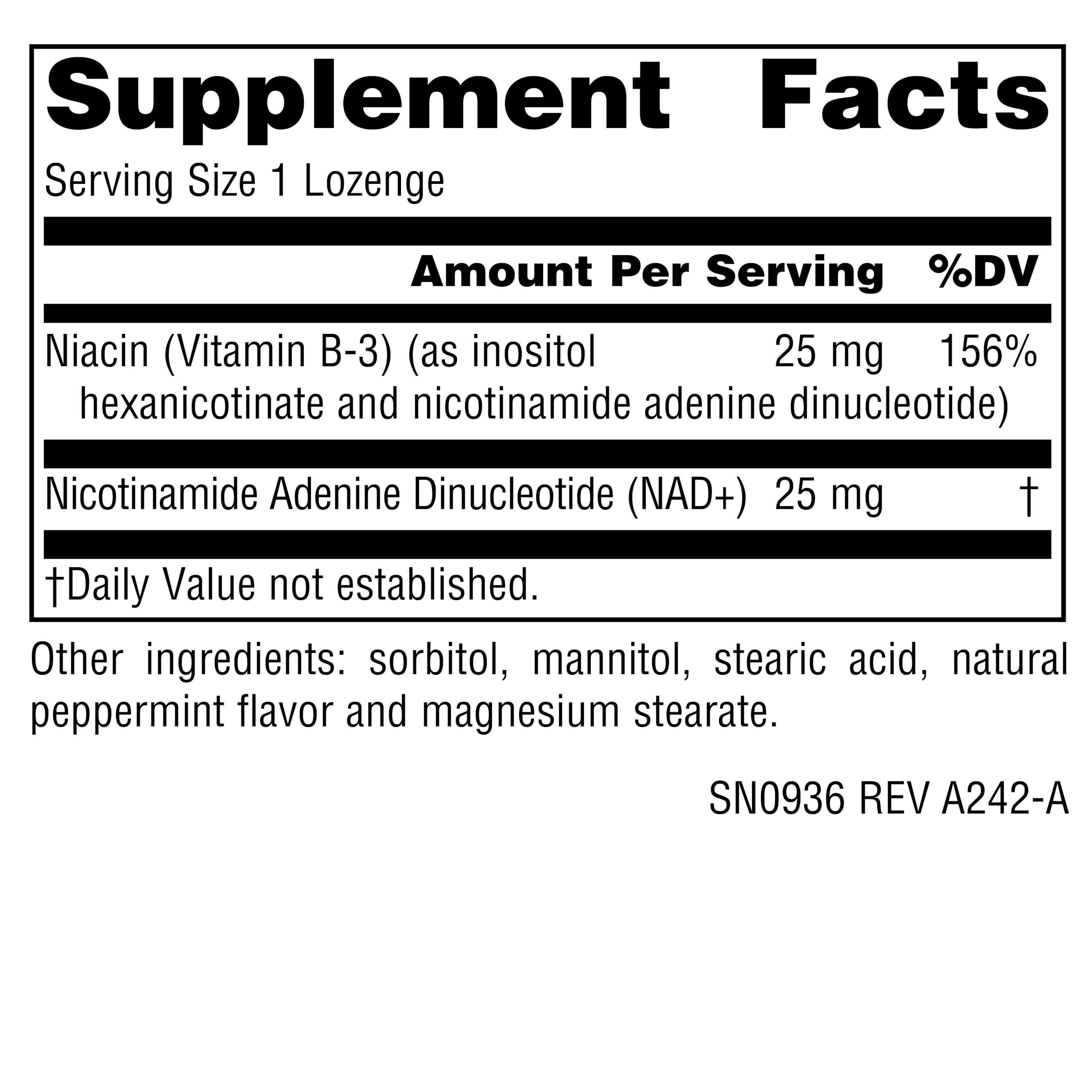 Source Naturals NAD+, Coenzymated B-3, Supports Cellular Energy*, 25 mg - 30 Lozenges Source Naturals buy australia supplements