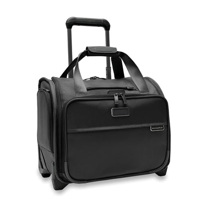 Briggs & Riley Essential 22" 2-Wheel Expandable Carry On - Luggage for Travel, Suitcases with Wheels, Softside Rolling Bag for Men & Women, Self-Repairing Zipper - Baseline Collection, Black Gsupps Australia