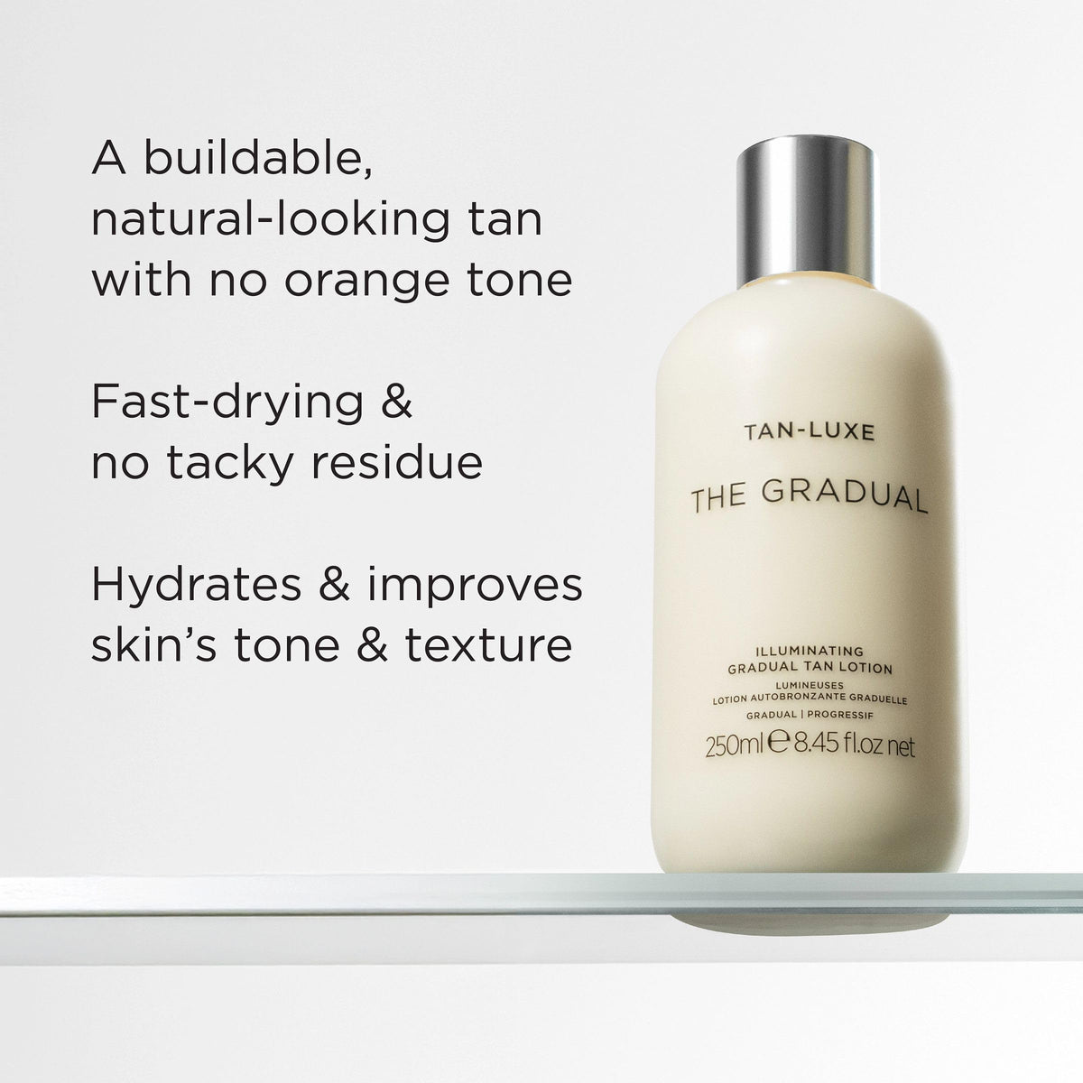 Tan-Luxe The Gradual Tan Lotion Self Tanner, 8.45 Fl. Oz TAN-LUXE