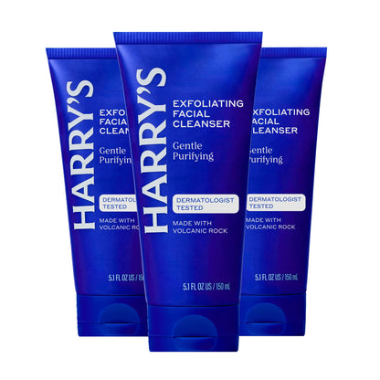 Harry's Exfoliating Face Wash for Men - 5.1 fl oz (3 Pack) Harry's