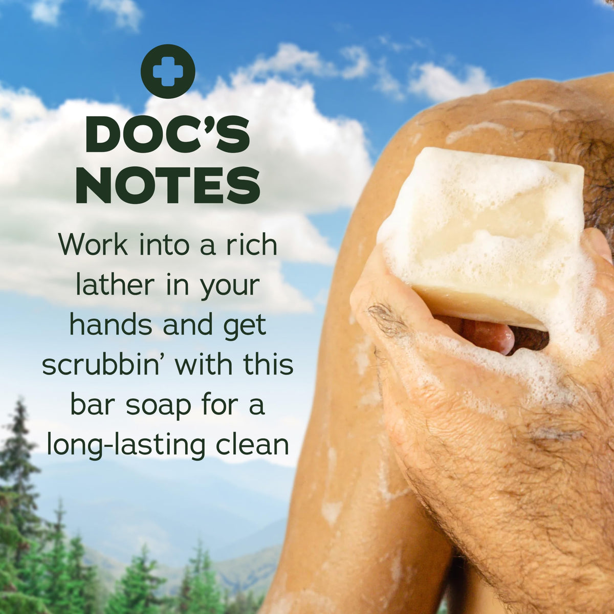 Dr. Squatch Natural Men’s Bar Soap - Cold Process Body Soap Bar with Natural Oils - Gifts for Men - Birchwood Breeze, Fresh Falls & Wood Barrel Bourbon (5 oz, 3-Pack) Dr. Squatch